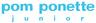 pom ponette junior 松坂屋名古屋本店のロゴ