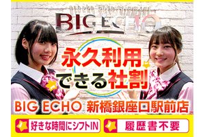 Big Echo 新橋銀座口駅前店 新橋エリア 07 02 のアルバイト バイト詳細 シゴト In バイト