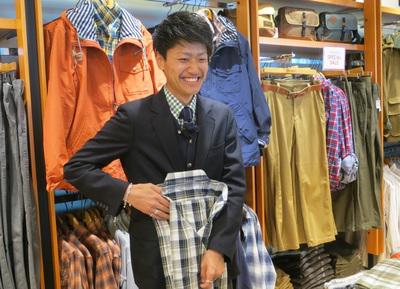 お客様と会話を楽しみながら…